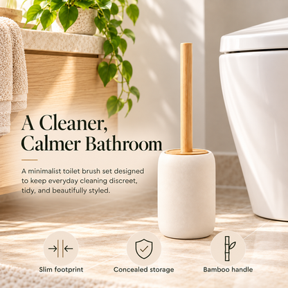 fagfk®Bamboo Toilet Brush