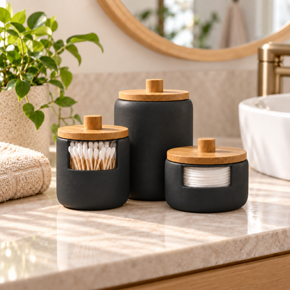 fagfk®Bamboo Bathroom Set