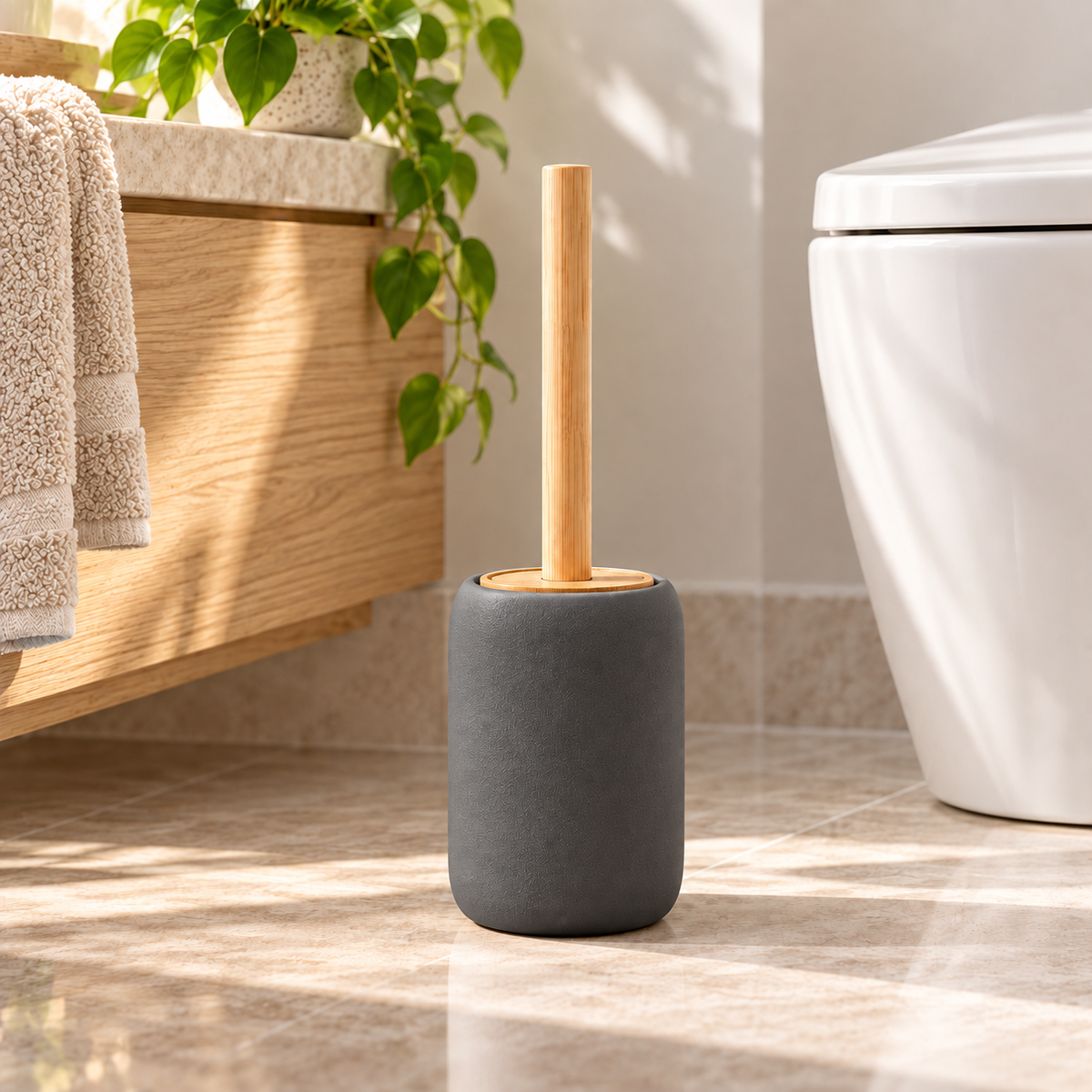 fagfk®Bamboo Toilet Brush