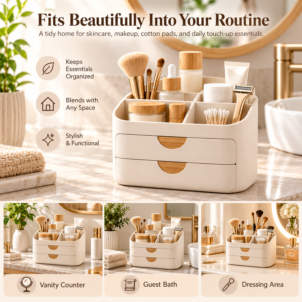 fagfk®Vanity Organizer
